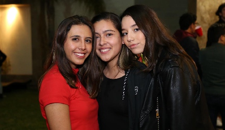  Liza Díaz, Lupita Briones y Alejandra Canseco.
