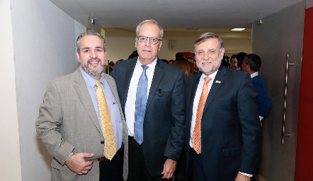  Jorge del Castillo, Eduardo Medina y Jorge Viramontes.