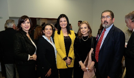  Mella Elizalde, Lourdes Achotegui, María Esther Velázquez, Elena Gaviño y Gerardo Bocard.