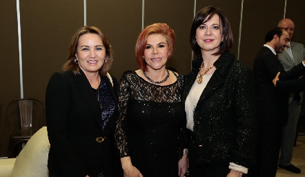  Teté Castro, Leticia Serment y Mella Elizalde.