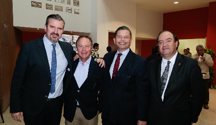  Mario Güemes, Jorge Meade, Octavio Pedroza y Enrique Martín del Campo.