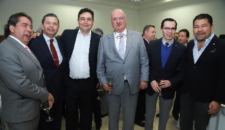  Ricardo Pérez, Octavio Pedroza, Alejandro Abaroa, Juan Ramón Nieto, Max Ramos y Jorge Armendáriz.