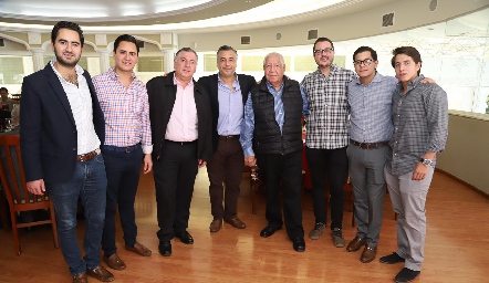 Sebastián, Alejandro, Rodrigo, Alejandro, Rodrigo, Andrés, Rodrigo y Jorge Villasana.