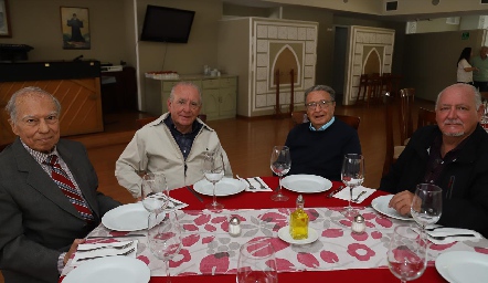  Enrique Portillo, Francisco Hinojosa, Moisés García y Roberto Fernández.