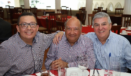  Luis Palacios, Guillermo Trujillo y Carlos Jiménez.