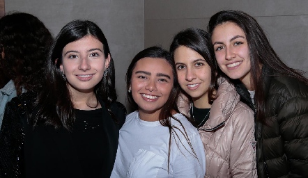  Ana Paula García, Alejandra Cedillo, Vero Gómez y Ximena Nieto.