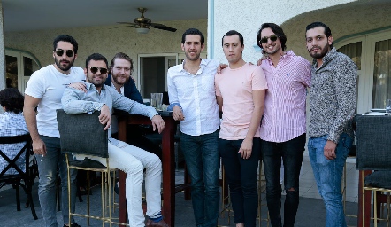  Óscar Cadena, Juan Pablo Abud, Thomas Kapetanis, Gabriel Villarreal, David Estrada, Santiago Gutiérrez y Rogelio Pérez.