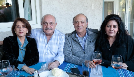  Irene Rangel, Juan Sarquis, Guillermo Medlich y Dinia Amor.