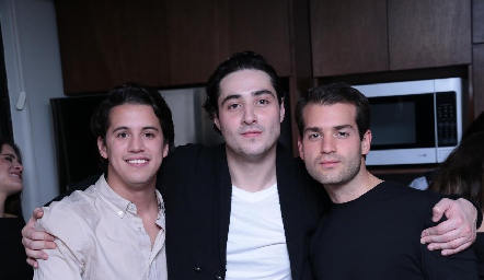 Mauricio Martínez, Roberto Zollino y Pablo Zendejas.