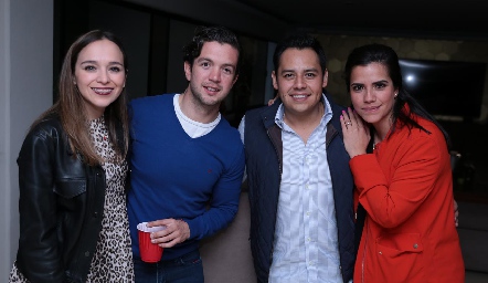 Marijó Ramírez, Daniel Granados, Oscar Álvarez y Nina Galarza.