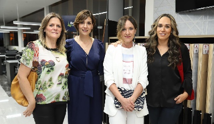 Martha Malo, Lucrecia del Villar, Claudia Toledo y Berenice Cortez.