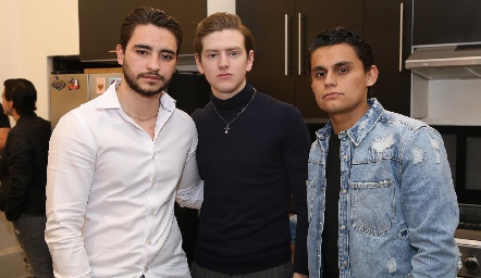  Ramón Pedroza, Patricio del Pozo y Mauricio Preciado.