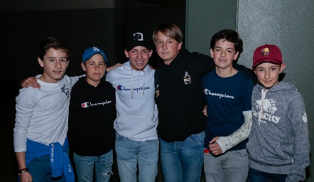  Víctor Marte, Mau Galván, Daniel Carreras, Santiago Toledo, Pato Vera y Juan Carlos Nieto.