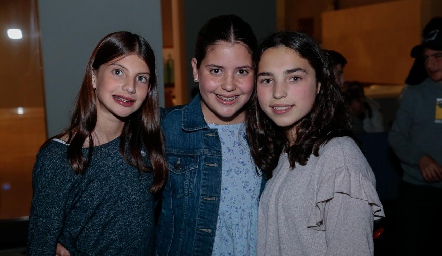  Roberta Gómez, Marijó Villalobos y Camila del Bosque.
