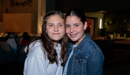  Luciana Urías y Marijó Villalobos.