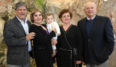  Roberto Carrizales, Lorena Serment, Rosa María Flores y Carlos Aldrete .