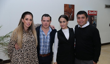  Daniela Puente, Daniel Cadena, Sofía Palau y Josué Martín del Campo.