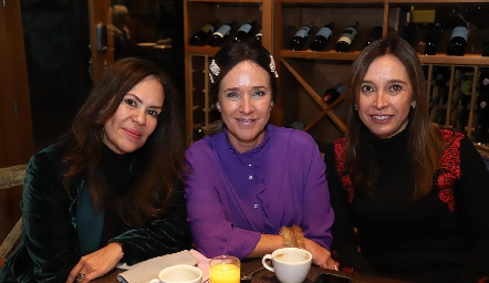  Malena Rubín de Celis, Claudia Toledo y Betilú Sánchez.