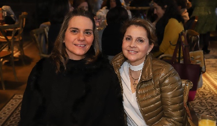 Claudette Mahbub y Ana Isabel Gaviño.