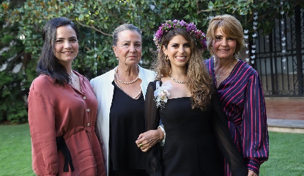  Mariana Meade, María Luisa Díaz de León, Isa Garza e Isa Cabrera.