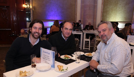  Alejandro Zamanillo, Carlos González Ramírez y Rodolfo Rodríguez Borjas.