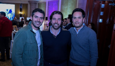  Daniel Dauajare, Alejandro Zamanillo y Beto Berrones.