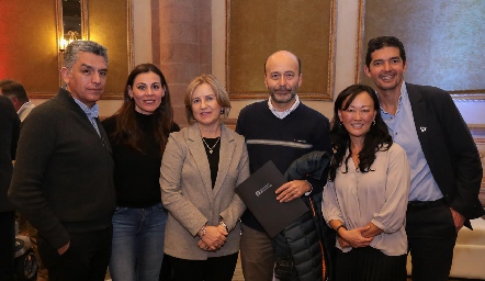  Pepe Suárez, Gabriela Suárez, Marlú Mendizábal, Ricardo Estrada, Maki Nishinoya y Manuel Valle.