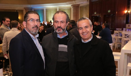  Gerardo Bocard, Ricardo Andrés y Juan Bernardo Ávila.