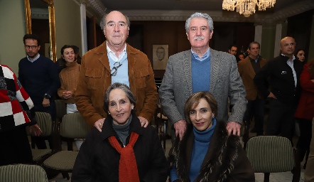  Luis Nava, Mario Leal, Patricia Palacios y Patricia de la Rosa.