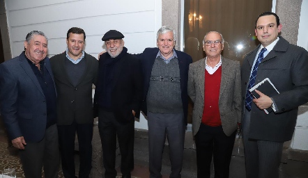  Miguel Martínez, Christian Meade, Rafael Puente, Guillermo Horner, José Luis Cabrero y José Luis de la Fuente.