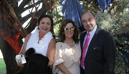  Marcela Rangel, Martha Muñiz y Fernando López.