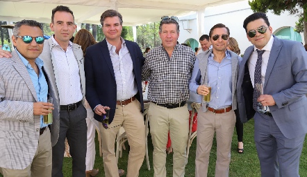  Jorge Juárez, Benjamín Conde, Gonzalo Zermeño, Oscar Mendizábal, Mateo Conde y Álvaro Ortiz.