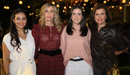  Gaby de García, Márgara de Herrera, Paulina García y María Guadalupe .