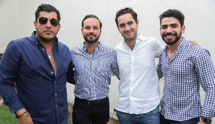  Toro Gómez, Rodrigo Alcalde, Sebastián Villasana y Alfredo Esper.