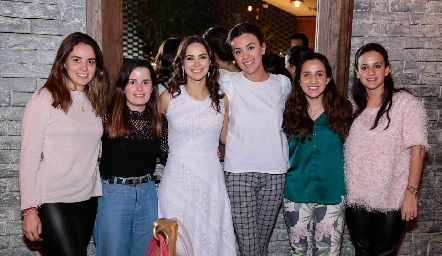 , Paola Gallegos, Ana Paty Meade, Claudia Dibildox, María Pía González, María Lavín y Marizú Madrigal.