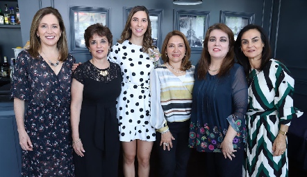  Mónica Dorador, Lorena Maza, Paulina Solano, Alicia de la Rosa, Jenny Cázares y Carmen Zapata.
