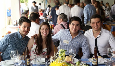  José Escobedo, Ana Álvarez, Mauricio Martínez y Chema Torres.