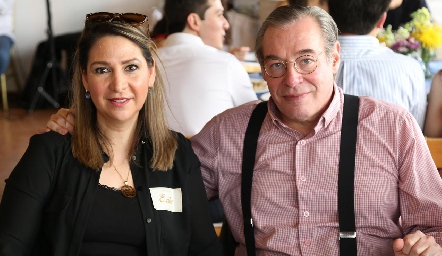  Erika Flores y Jorge Riquelme.
