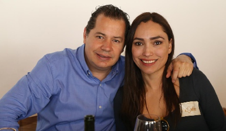 Pedro Pablo Loredo y  Silvia Torres.