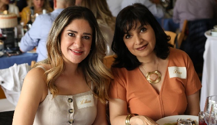  Lilian Dorador y Dinora Sánchez .