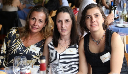 Verónica Wiliams, Cecilia Cuesta y Diana Estrada.