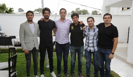  José Manuel con sus amigos.