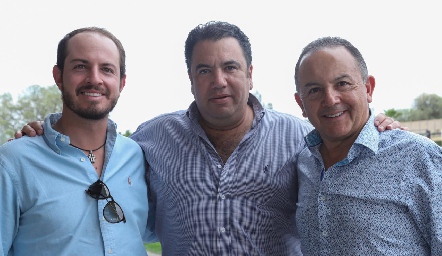  Octavio Aguillón, Roberto Silva y Octavio Aguillón.