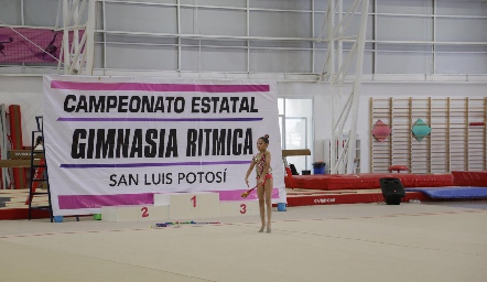 Campeonato Estatal de gimnasia rítmica.
