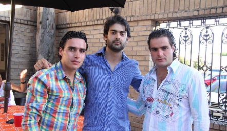  Xavier Azcárate, Roberto Abud y Manuel Saiz.