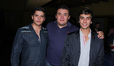  Guillermo Camacho, Jorge Alonso y Rafael Alonso.