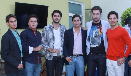  Ricardo Andrés, Cristóbal Safont, René Padilla, Javier Medlich, Pato Lozano y Andrés.