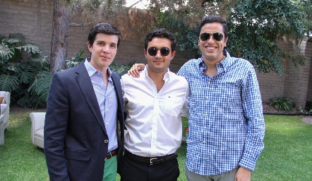  Pedro Martínez, Fernando Gutiérrez y Omar Díaz.