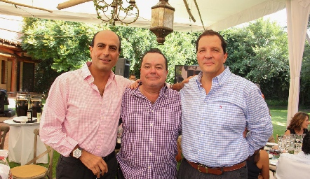  Rafael Alcalá, Agustín Soberón y Pedro Martínez.