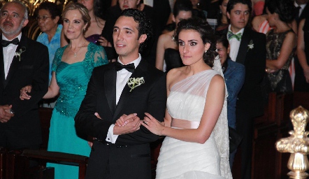 Wilfrido Martínez y Fernanda Saiz.